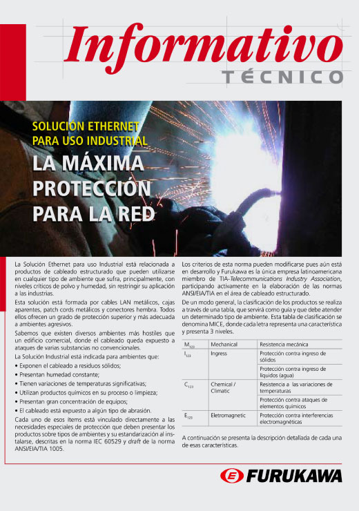 Cableado Estructurado Industrial